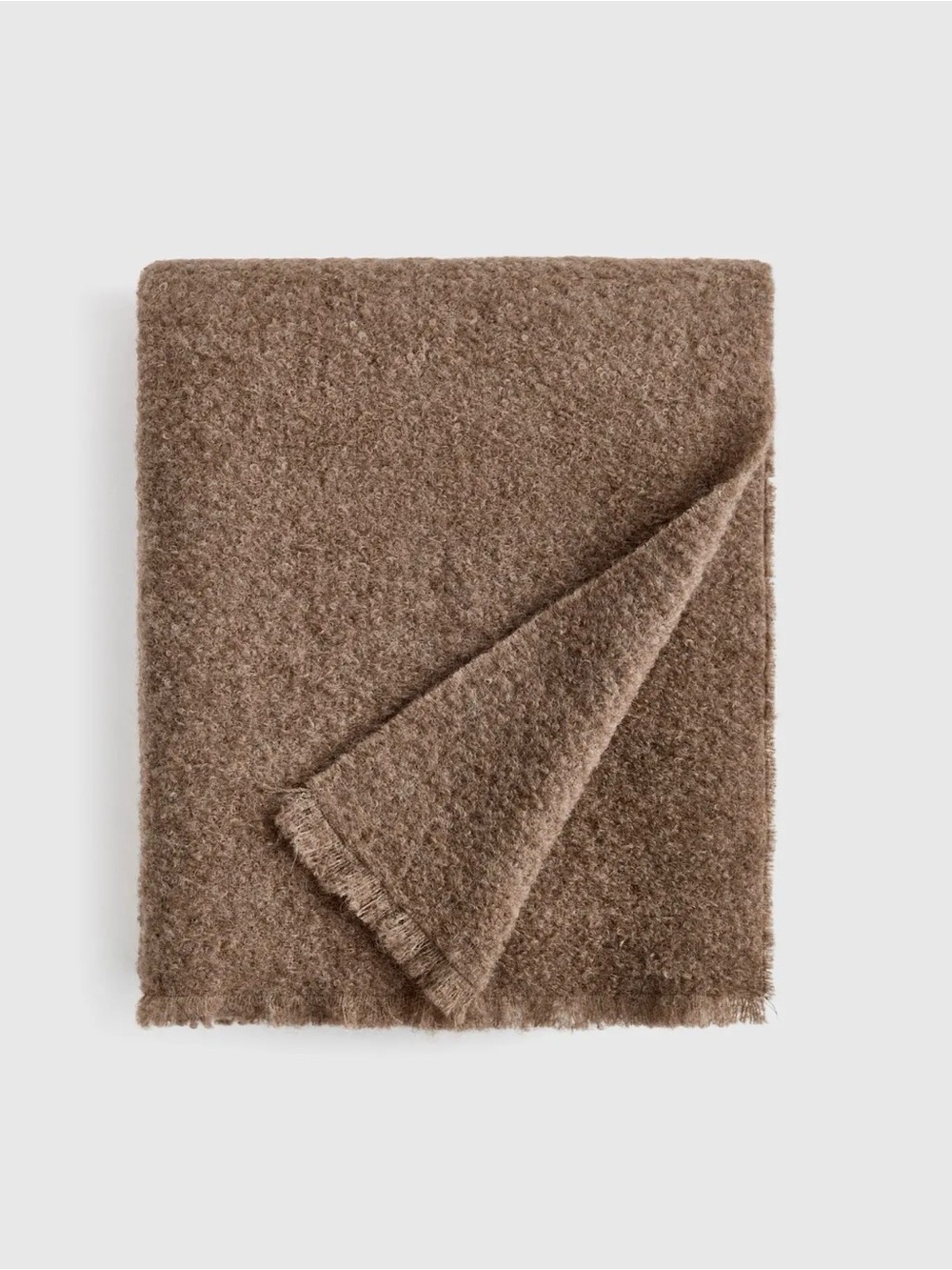 Quince Alpaca Coco Boucle Throw 50x70 - Retail $144